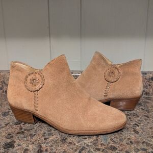 1HR Sale Jack Rogers Peyton Suede Ankle Boots